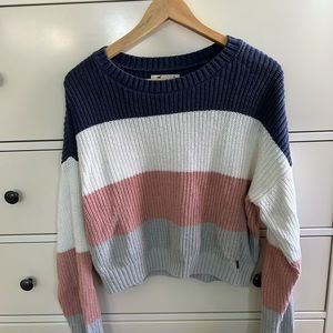 Hollister color block sweater